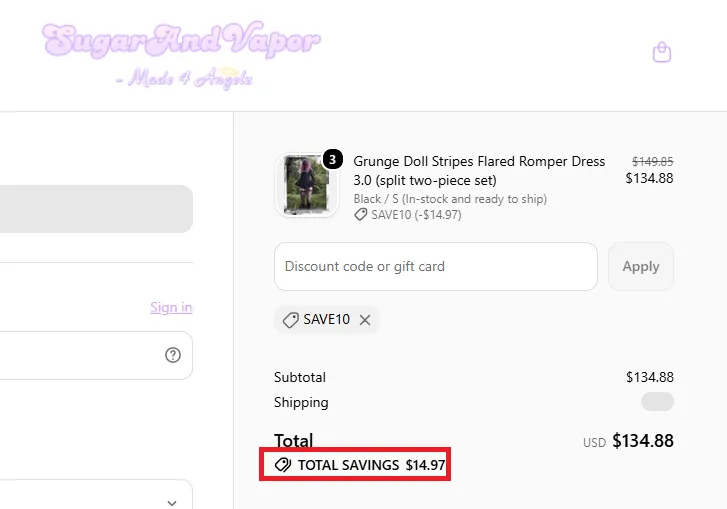 Svmade4angelz 10% off coupon